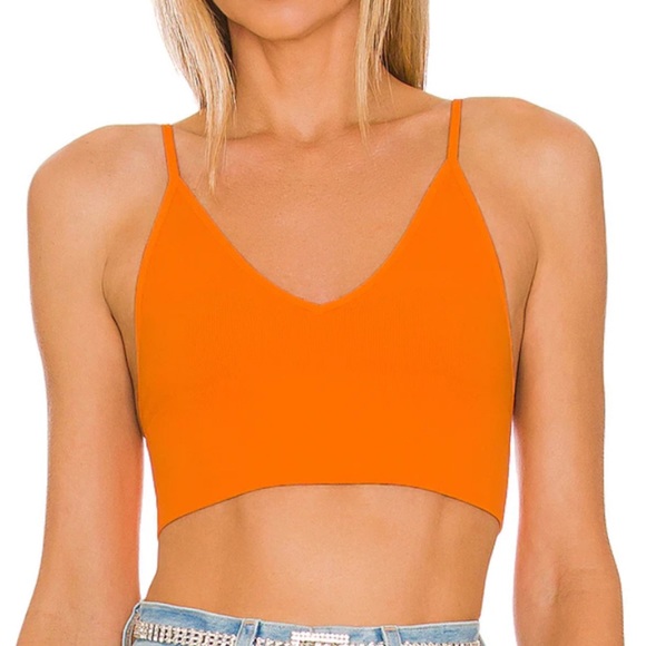 NWT Free People Intimately Malibu Orange Bra - Picture 1 of 7